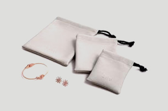 cotton jewelry pouches